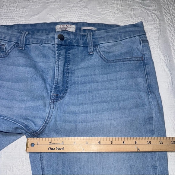 Jen7 7 for All Mankind Women's Jeans Ankle Skinny Size 12 Frayed Tulip Hem - Picture 8 of 15